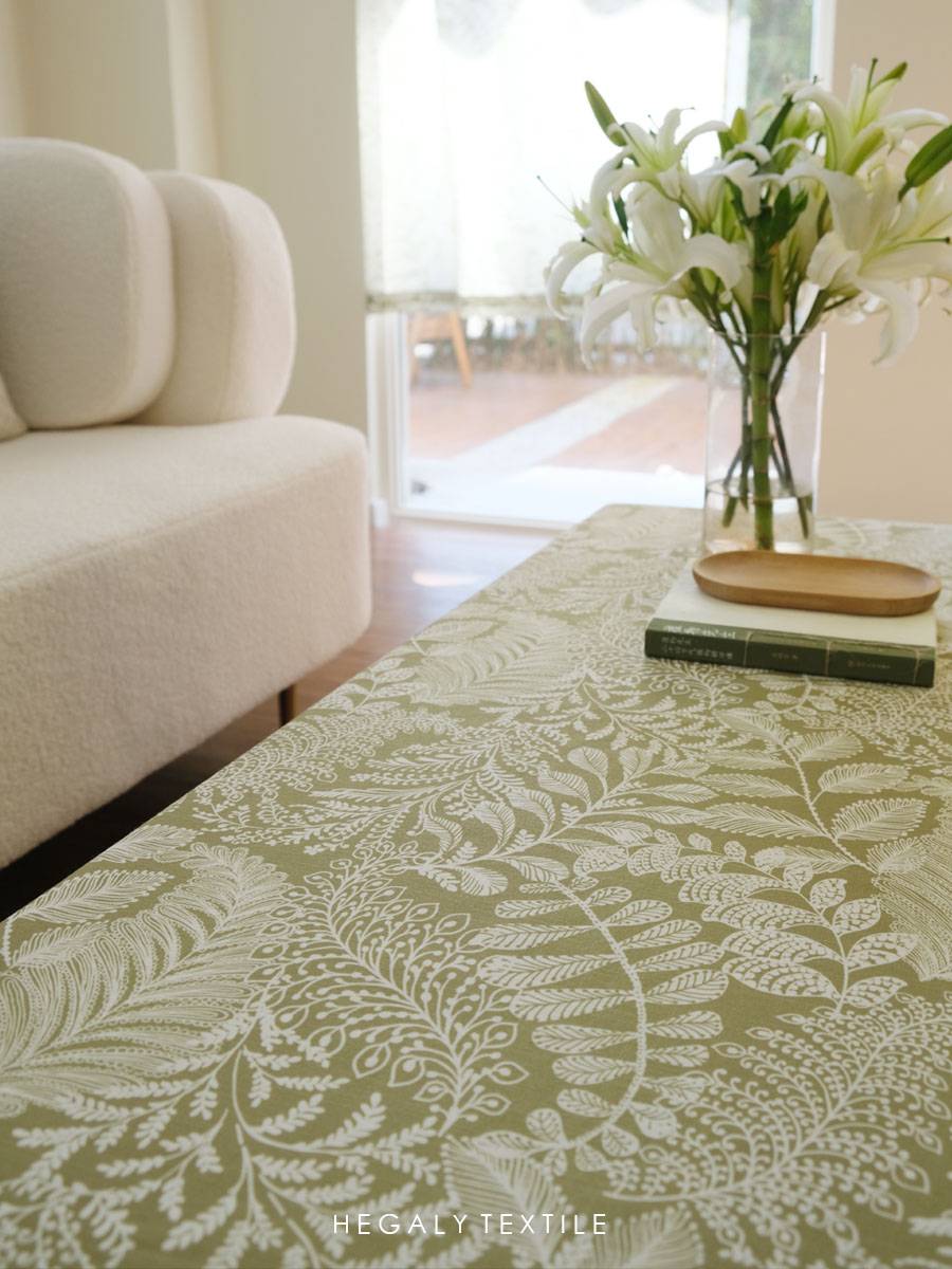 Spring stay cotton, linen printing tablecloth ins