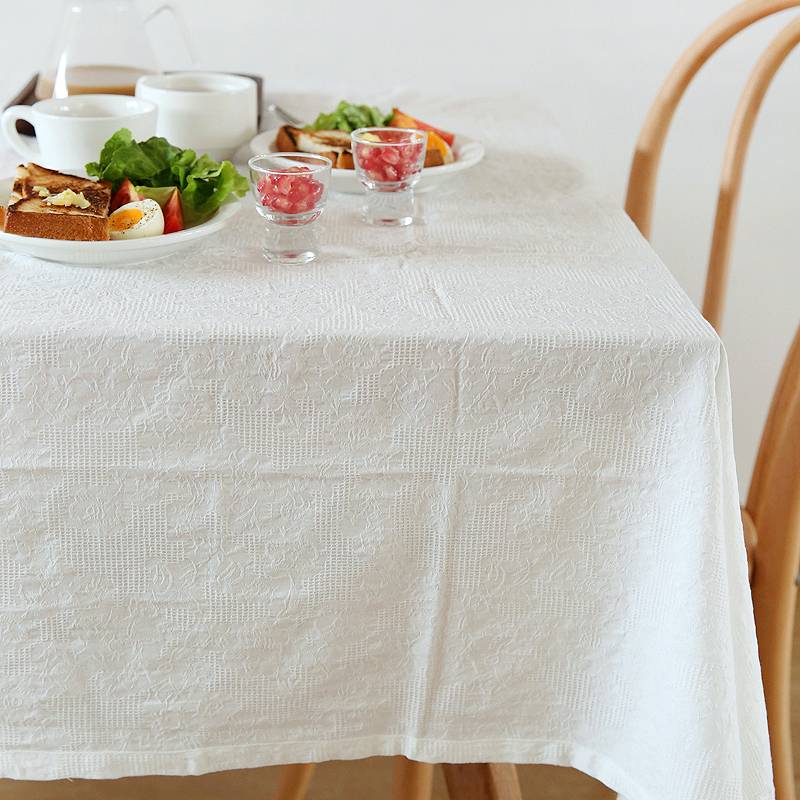 Tailor Uncle Original Customized Bai Chuncai Rose Flower Tableclothing Founded Founded All -Cotton Cotton Background Fabric