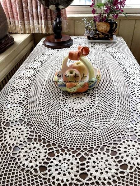 European -style wind lace cotton line flower handmade hook weaving cloth cloth