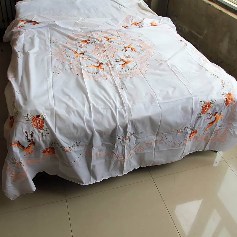 INS Wind Cotton Embroidery Tablecloth cloth