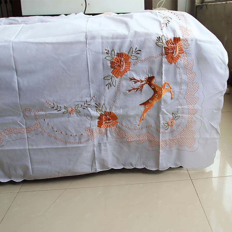 INS Wind Cotton Embroidery Tablecloth cloth