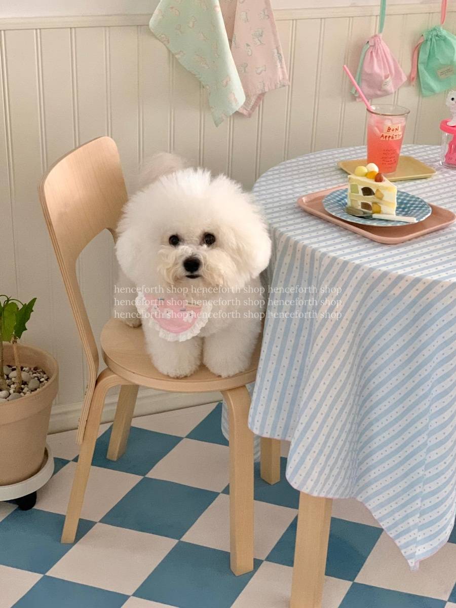 henceforth homemade light blue striped table cloth cover color lock edge creative background cloth ins