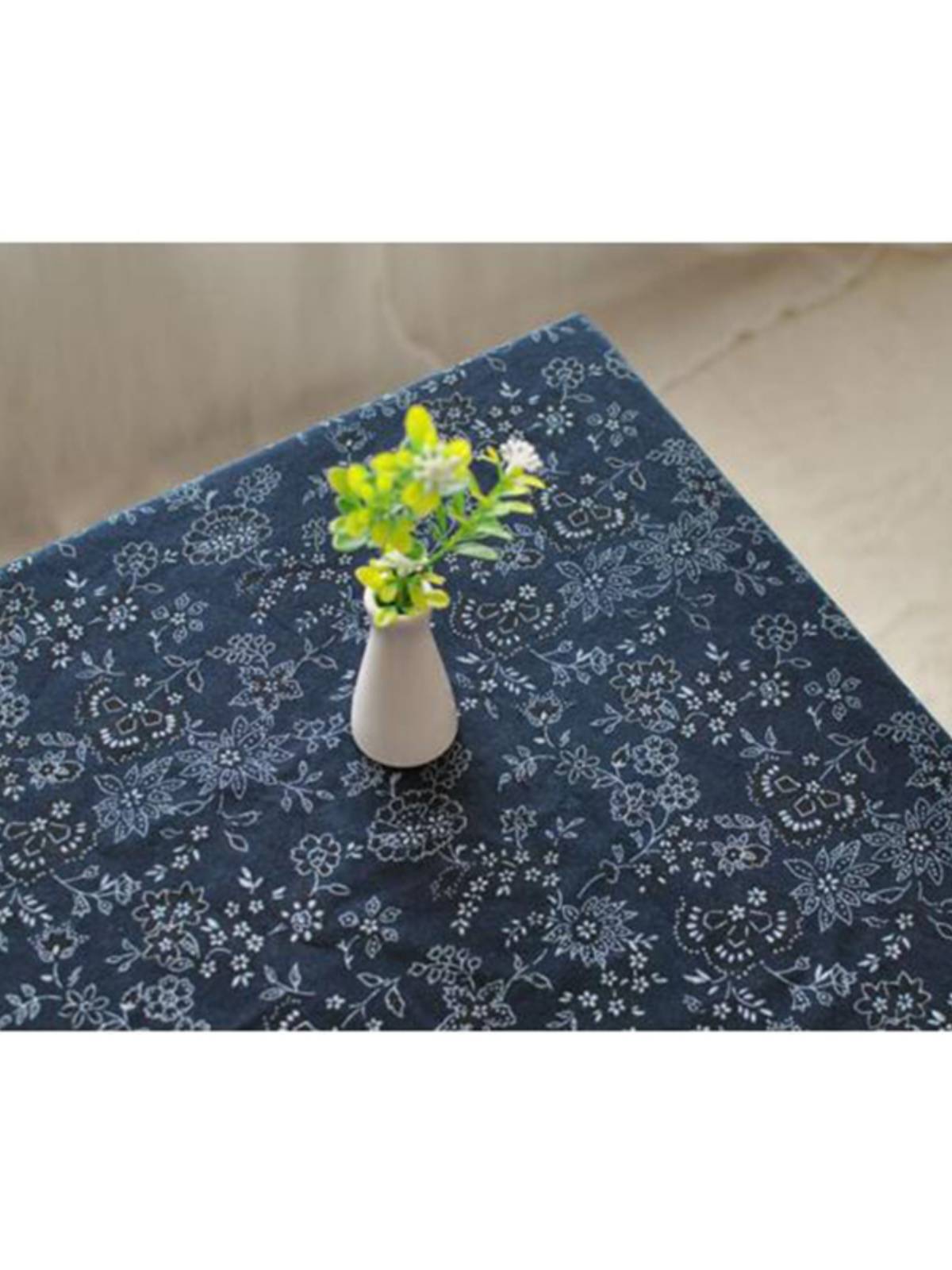 Traditional blue flower small fresh wind cafe coffee table cloth