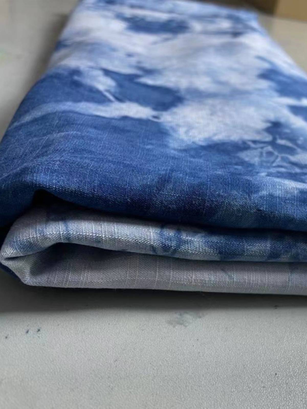 Tie -dye special grass and wood dining table cloth sofa cotton and linen