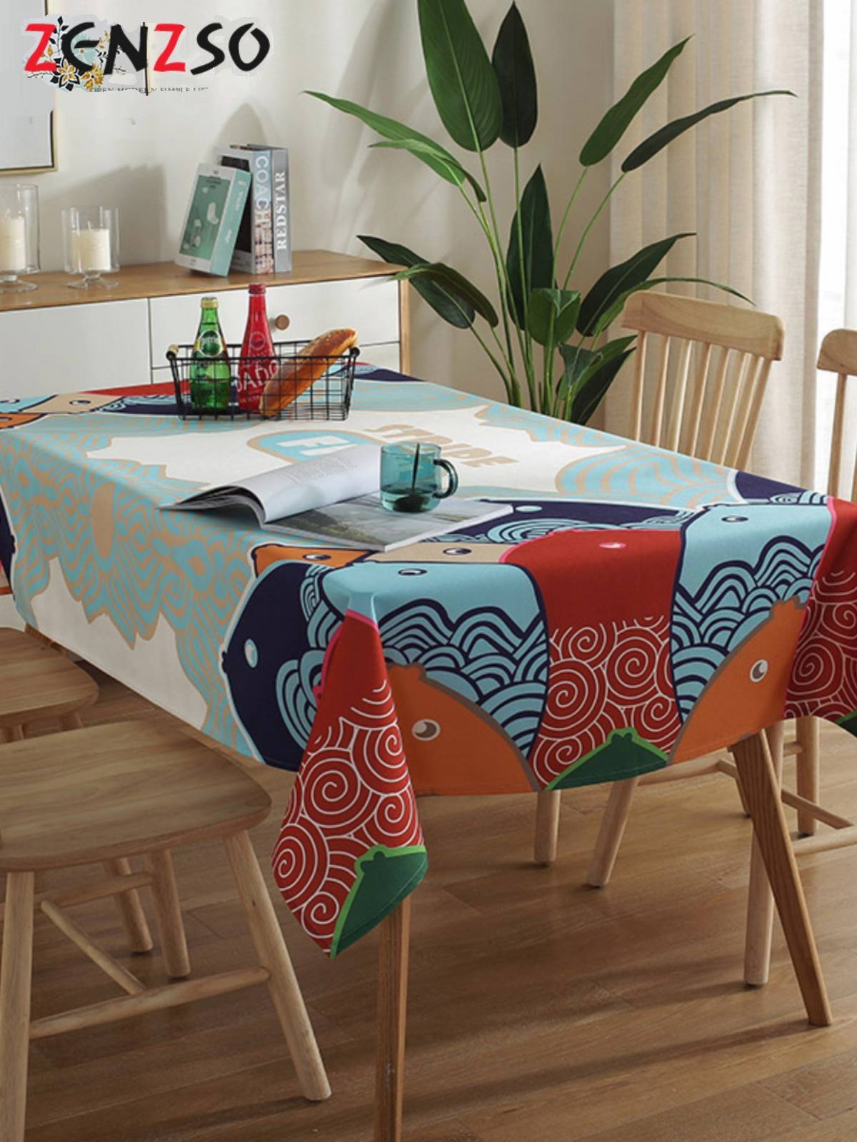 Pearl Pine Table cloth cloth art European -style household cotton and linen thick