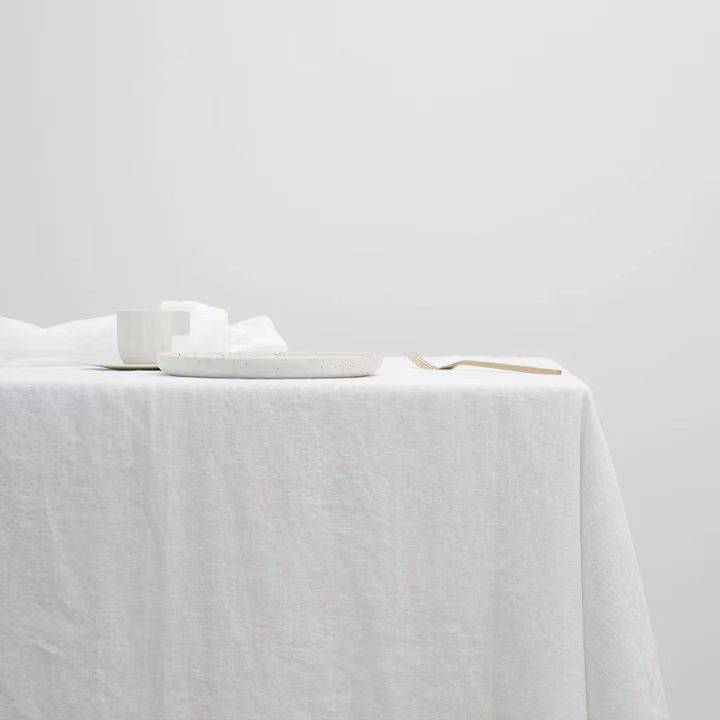 Original simple linen tablecloth can also be a large large flax bed single sofa towel