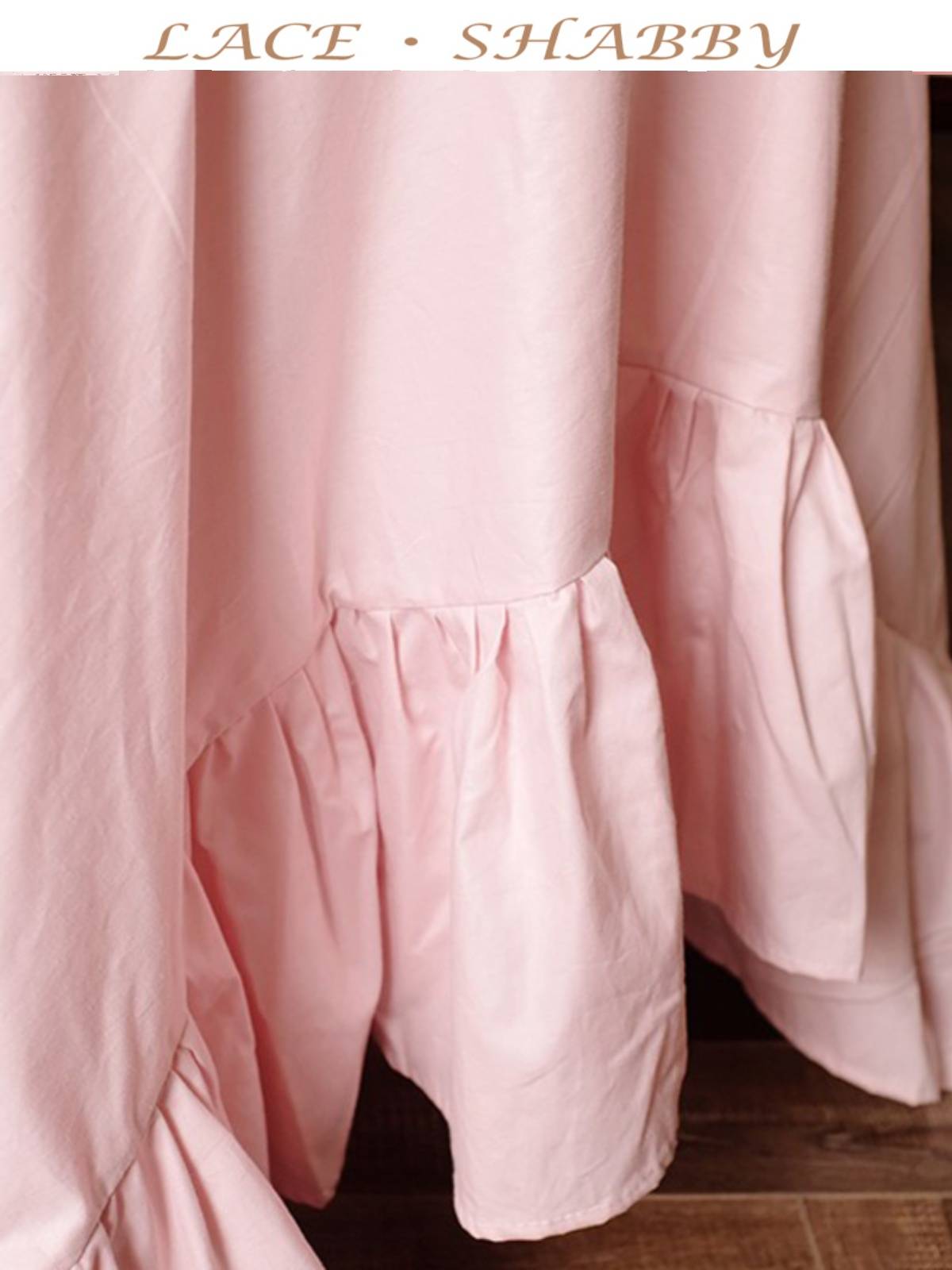 Pink tablecloth laceshabby French style