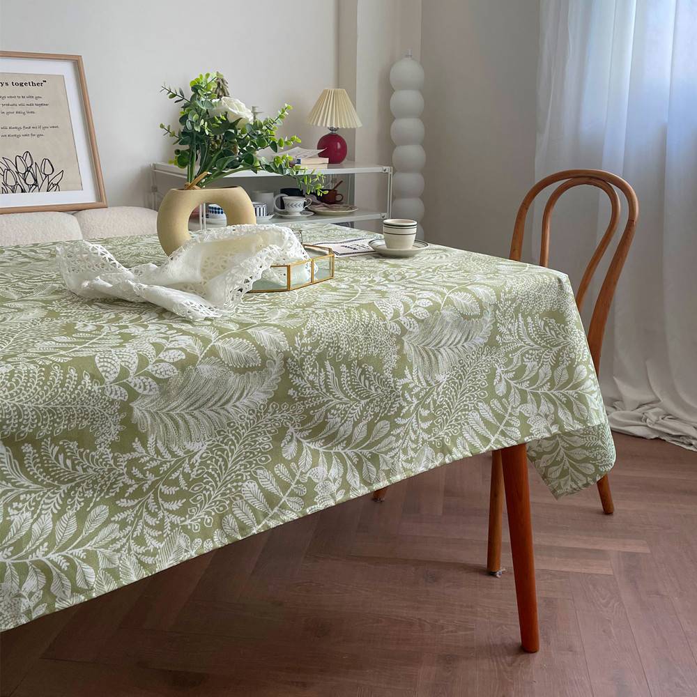 Spring atmosphere INS Wind Waterfall Tablecloth Retro