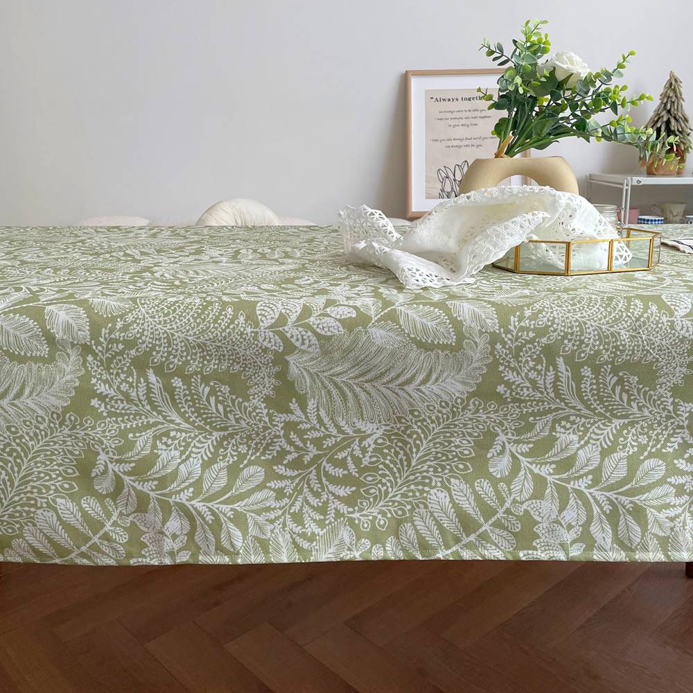 Spring atmosphere INS Wind Waterfall Tablecloth Retro
