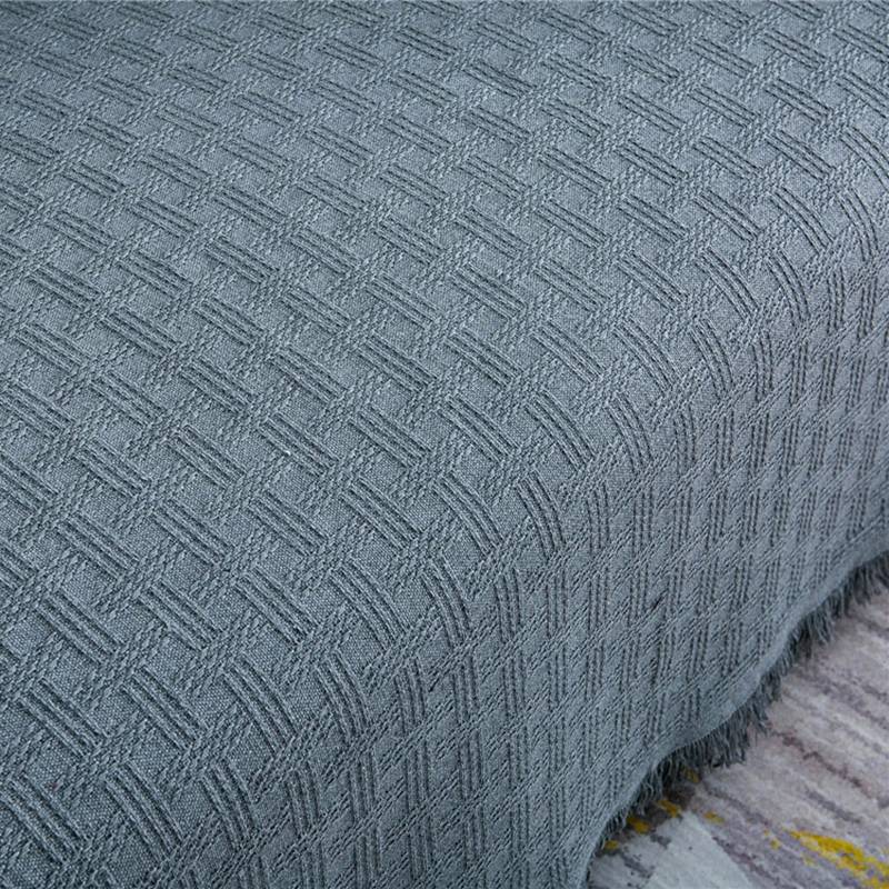 Sofa hood sofa cushion towel Sofa covered cloth all -inclusive set of simple solid color cover blanket tablecloth inspiration cover cloth