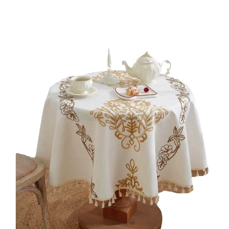 Nordic Baroque round table cloth versatile and beautiful look