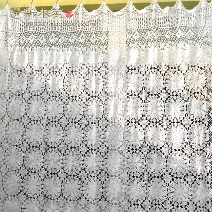 Bed lid cotton woven Ben white handmade hook needle