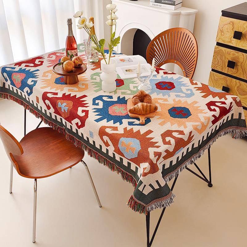 American stream -style tadpole cotton cotton linen tea tea