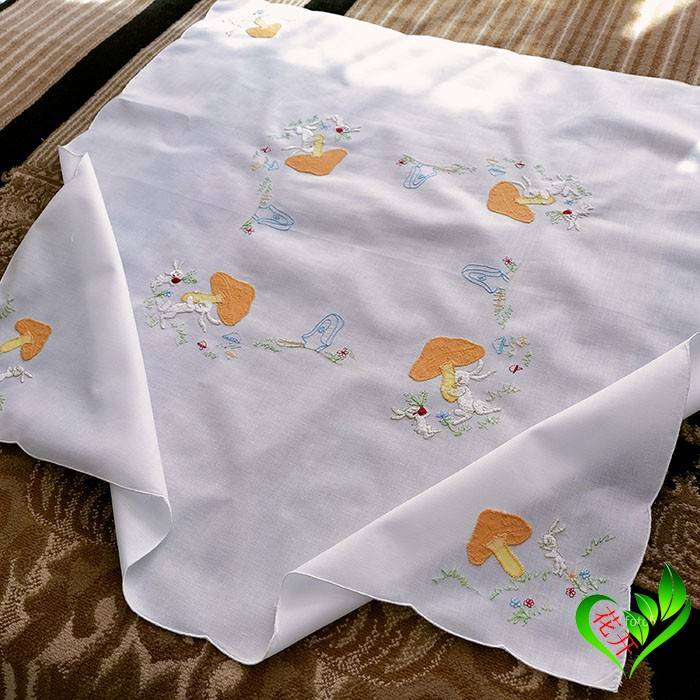 Value -priced all -cotton embroidery table cloth cloth cloth anti -dust cloth cover fabric cloth bag covered towel sofa towel square
