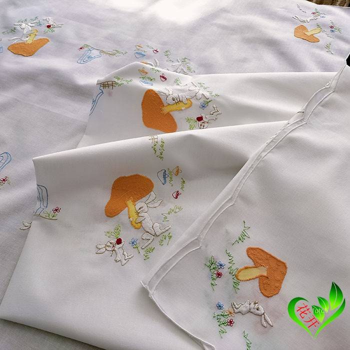 Value -priced all -cotton embroidery table cloth cloth cloth anti -dust cloth cover fabric cloth bag covered towel sofa towel square