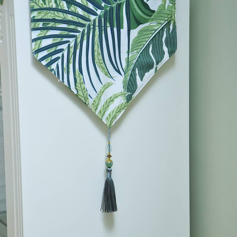Tropical Rain Forest Northern European Modern Fresh Plant INS Table cloth TV cabinet coffee table cloth cloth covering towel table flag
