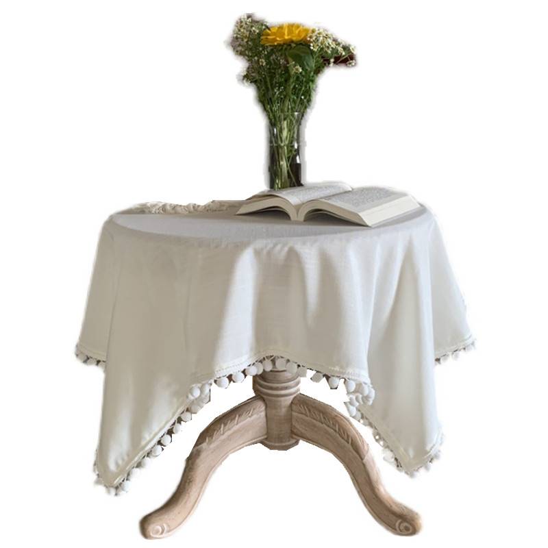 New product Korean American INS wind table cloth Japanese -white cotton and linen table cloth European -style coffee table cloth