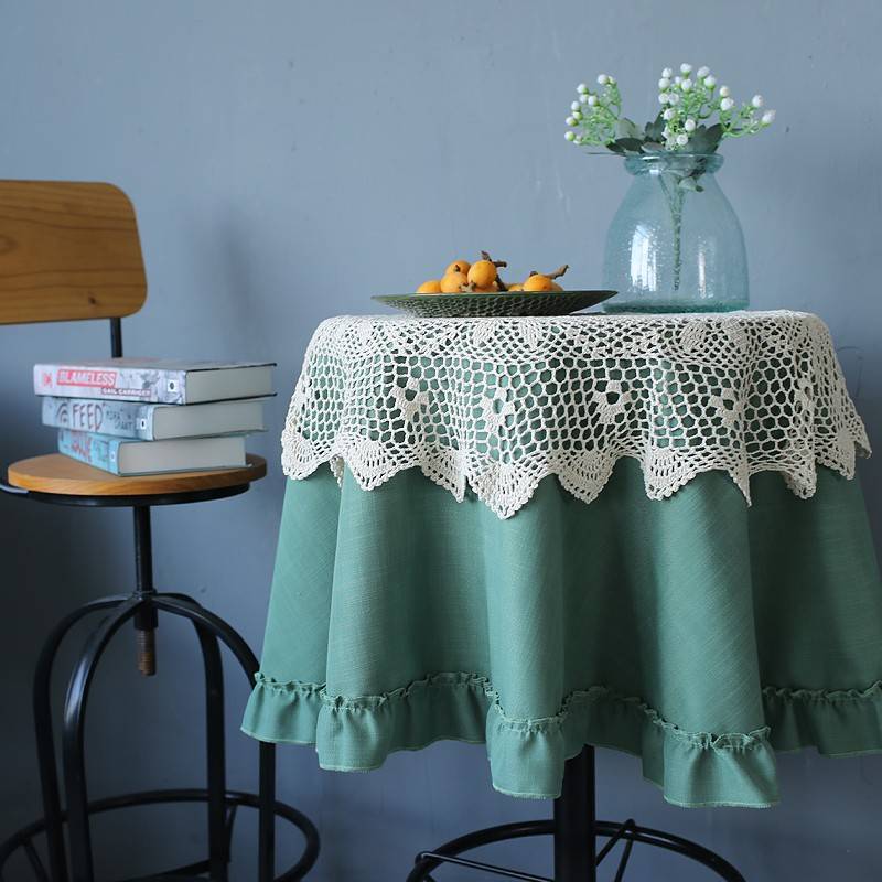 Speed American rural countryside Nordic -style round table cloth covering coffee table soft clothing small round table table table table table