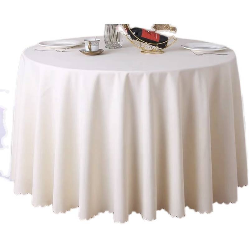 High -end tablecloth Hotel solid color versatile wedding banquet