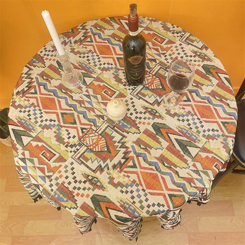Yama Cross Miaga Cartoal Tea Fangxun Bobo West Table Cloth Clear Cleaning Celestial Celestial Constellation A few cloth long -shaped tablecloth