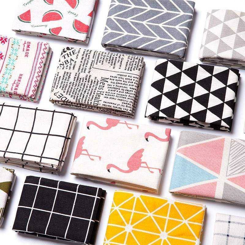 New product waterproof Japanese and Korean coffee table cloth cotton and linen cushion cushion cushion northern brain table long square desk TV cabinet