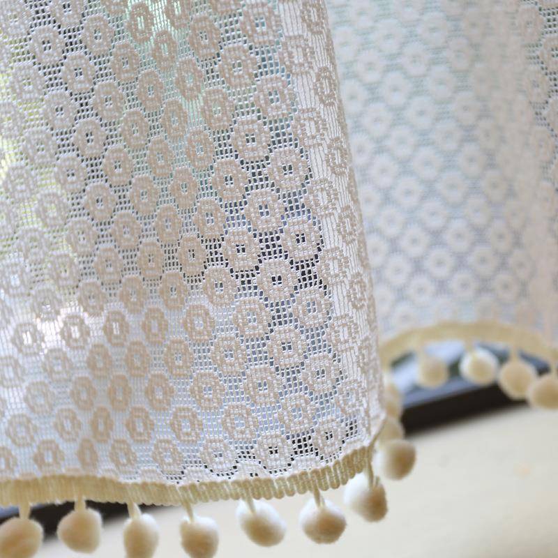 2024 new American rural curtain cross -border e -commerce short curtain half curtain coffee curtain half -cut curtain curtain generation generation