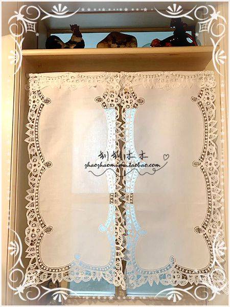 Line cloth art handmade lace curtain new product promotion