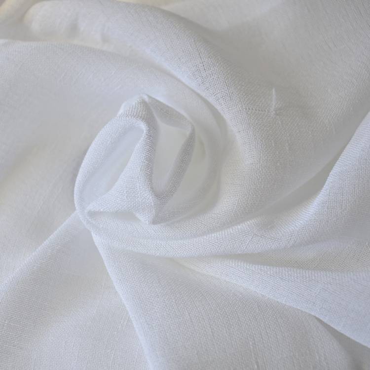 White cross hemp finished punching curtain window screen, living room study curtain, partition curtain special offer
