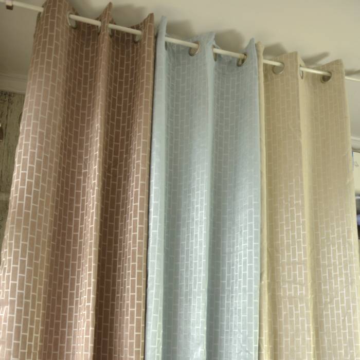 Thickened shading punching finished small half curtain curtain