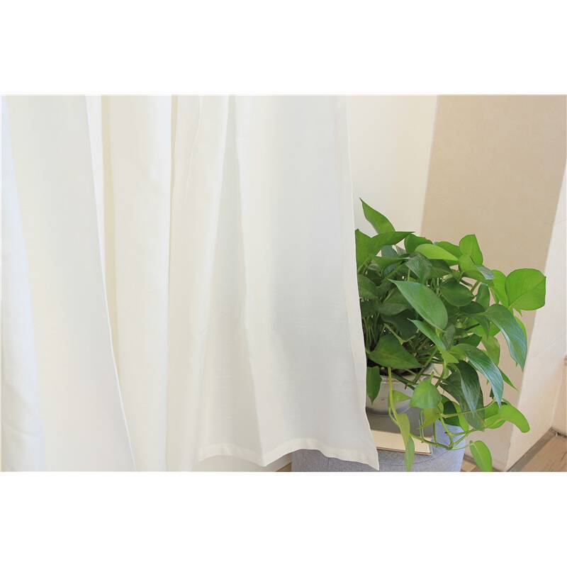 Curtain finished product hemp partitioners transmitted light -transparent people balcony living room bedroom half -shading white can be customized