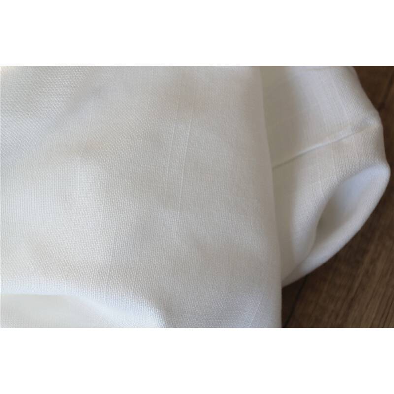 Curtain finished product hemp partitioners transmitted light -transparent people balcony living room bedroom half -shading white can be customized