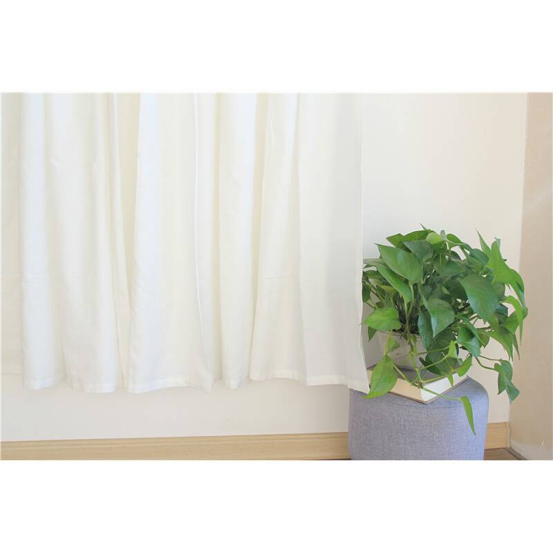Curtain finished product hemp partitioners transmitted light -transparent people balcony living room bedroom half -shading white can be customized