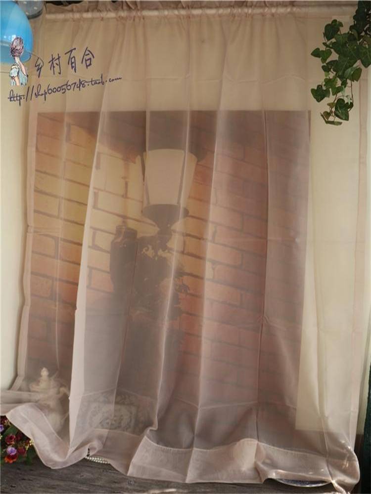 Exit French original single big name elegant half curtain