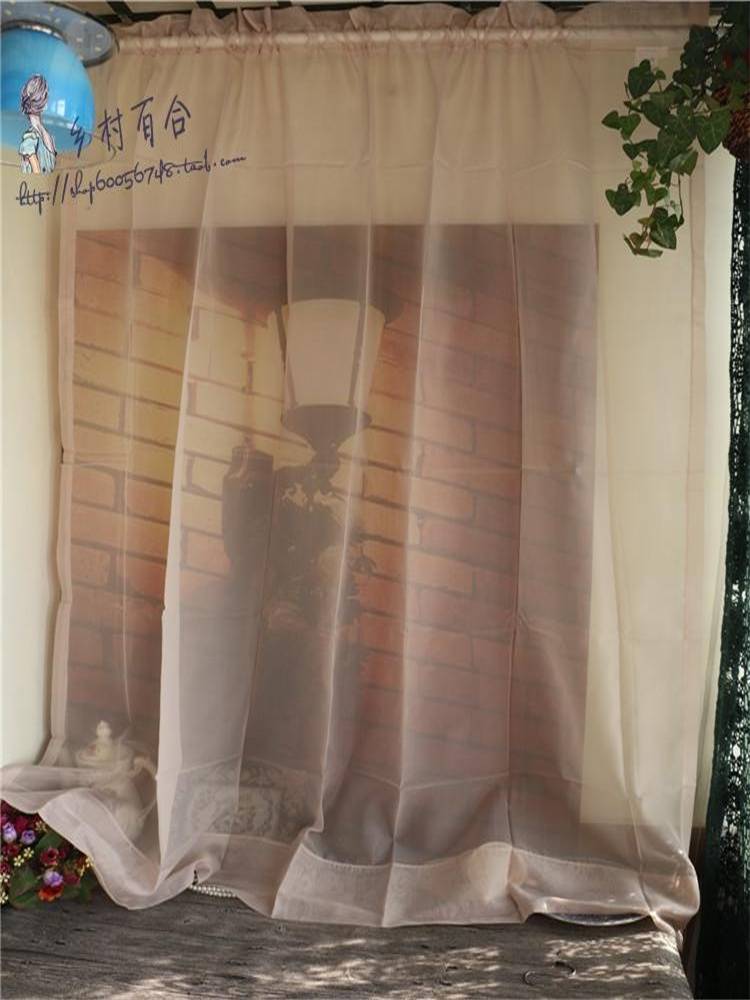 Exit French original single big name elegant half curtain