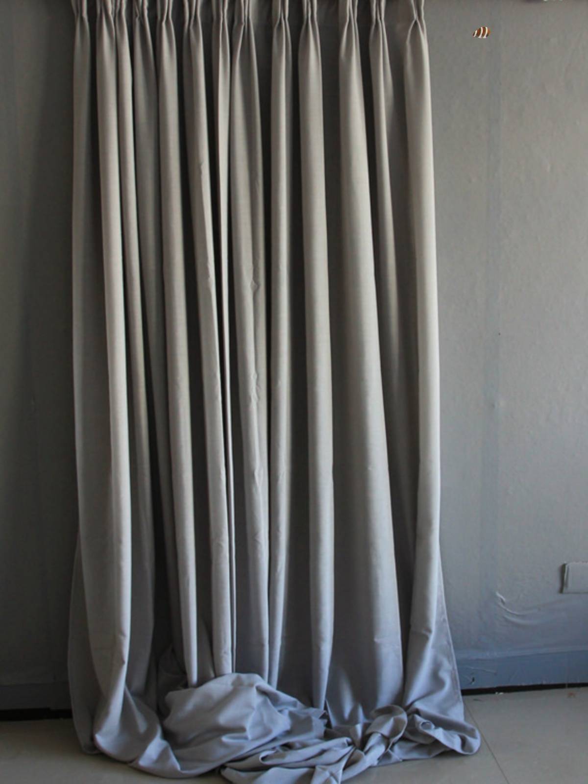 Curtain finished gray can customize value