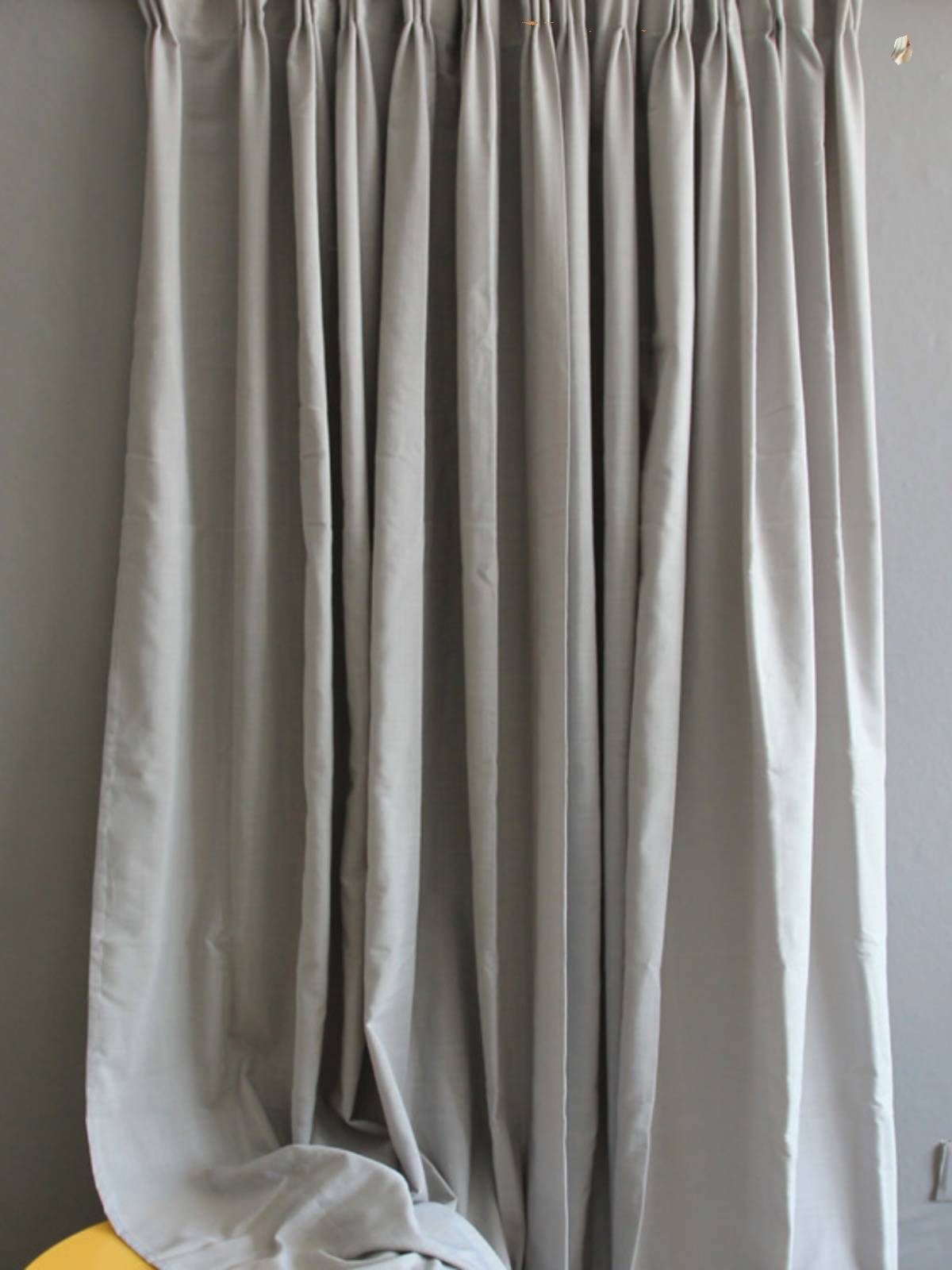 Overnight curtain finished product hemp shading custom rental bedroom living room living room balcony solid color blocked shading