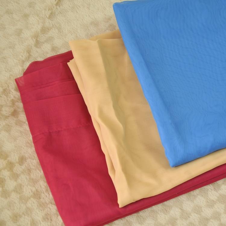 Wine red blue solid color finished finished balcony balcony bay window curtain window screen partition door curtain treatment