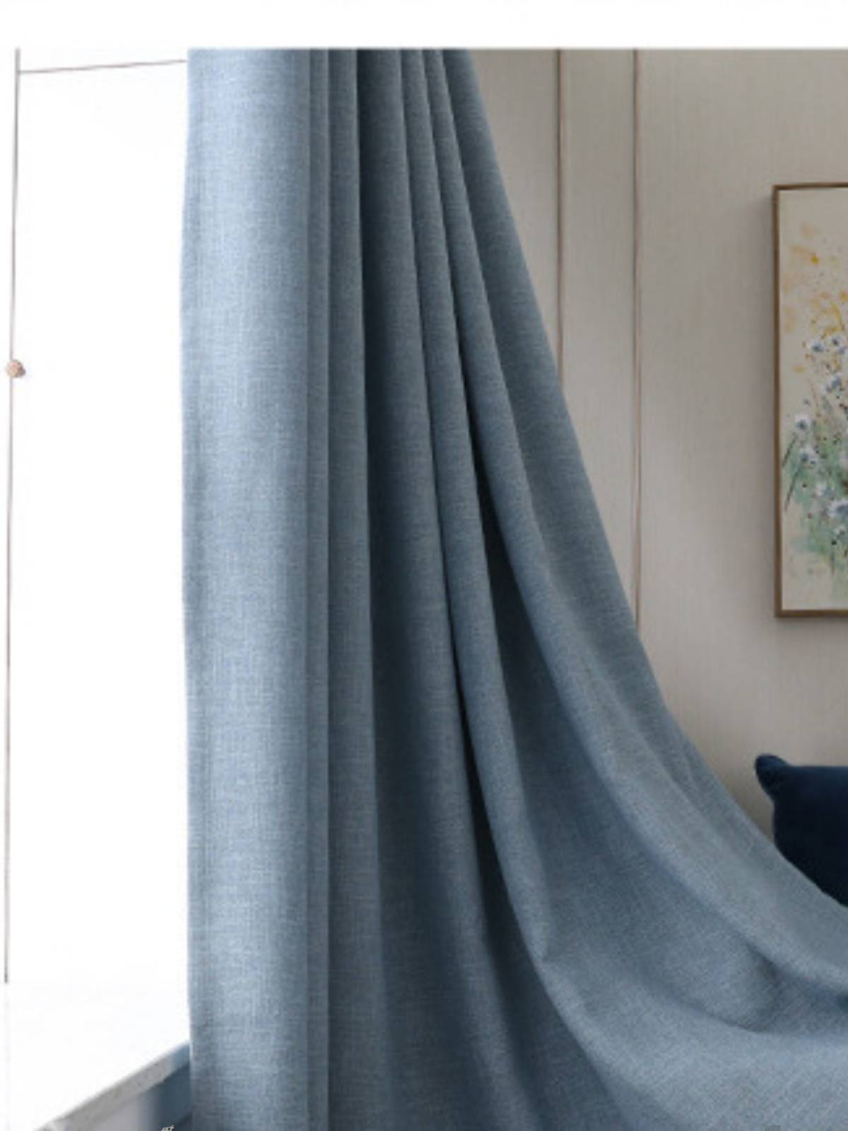 Simple insulation of shading curtains