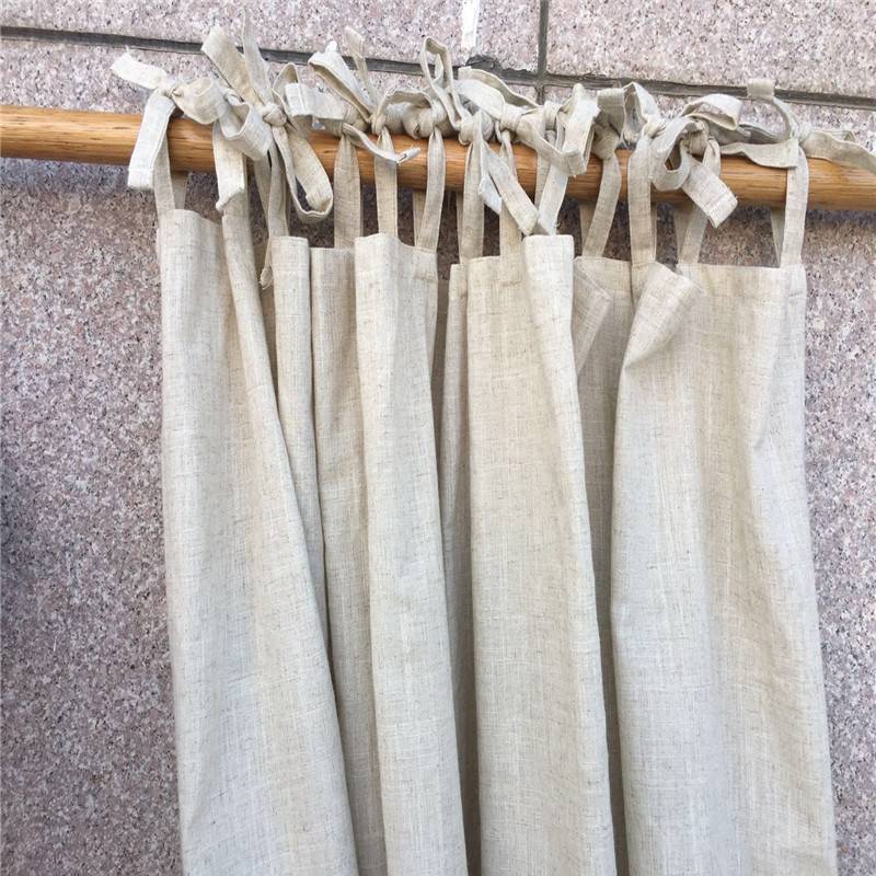 Product curtain short curtain sauce cloth exit homestay linsea living room bedroom lace -up lines of pure color special offer clearance