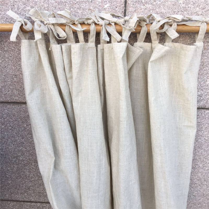 Product curtain short curtain sauce cloth exit homestay linsea living room bedroom lace -up lines of pure color special offer clearance