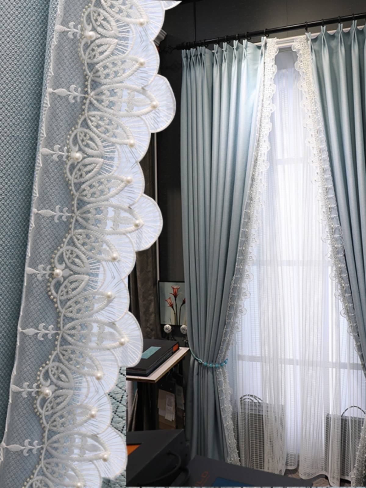 Second -grade curtain rental house curtain