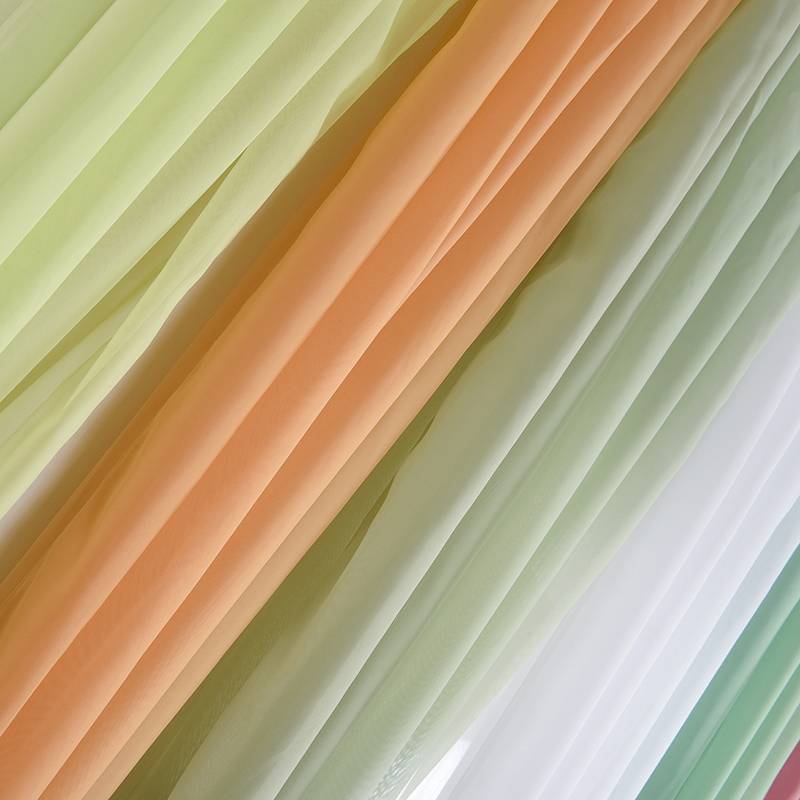 Clear warehouse processing finished finished screen curtain linked curtain bedroom bay window balcony kitchen solid color window screen special price