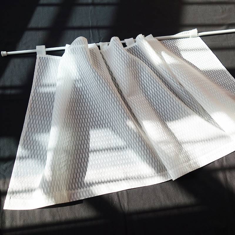 Special Japanese -style finished curtain white screen curtain balcony decorative short curtain cabinet room transmitting magic post curtain