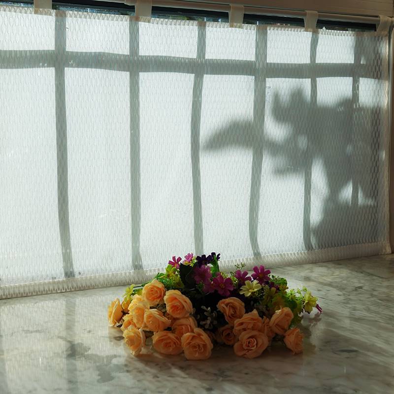 Special Japanese -style finished curtain white screen curtain balcony decorative short curtain cabinet room transmitting magic post curtain