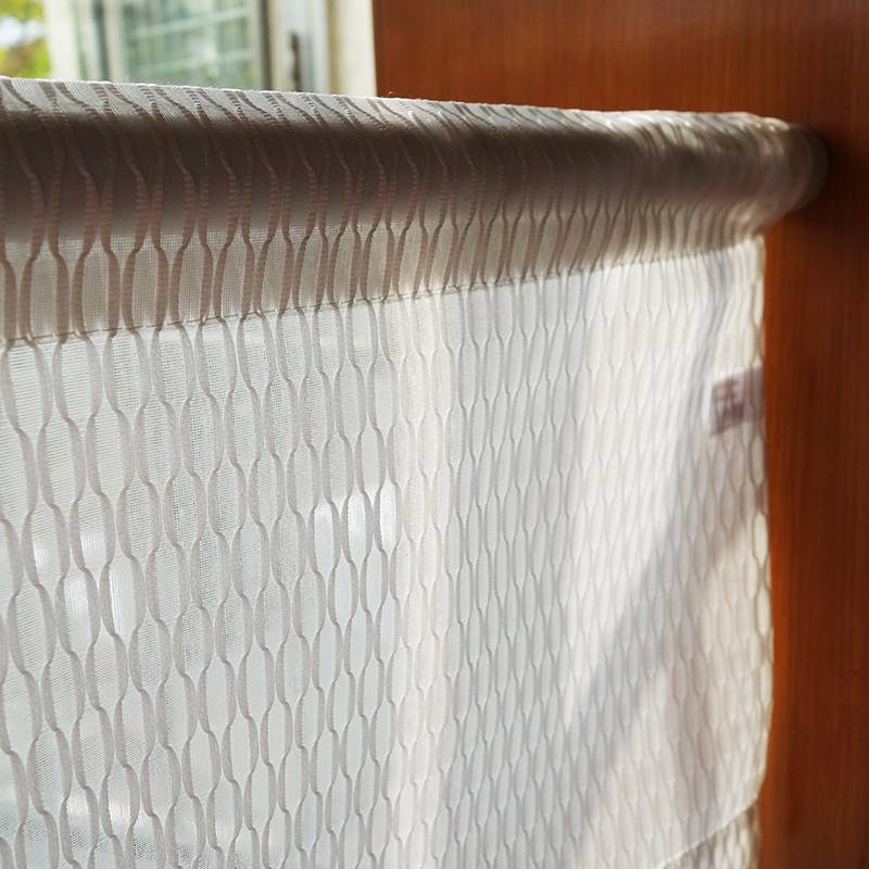 Special Japanese -style finished curtain white screen curtain balcony decorative short curtain cabinet room transmitting magic post curtain