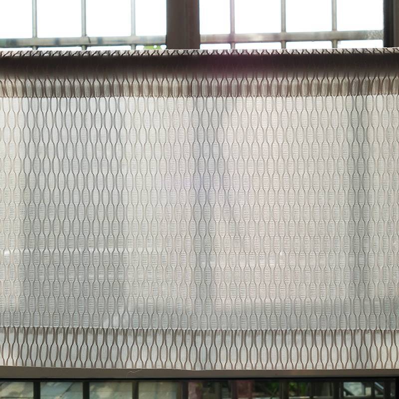 Special Japanese -style finished curtain white screen curtain balcony decorative short curtain cabinet room transmitting magic post curtain
