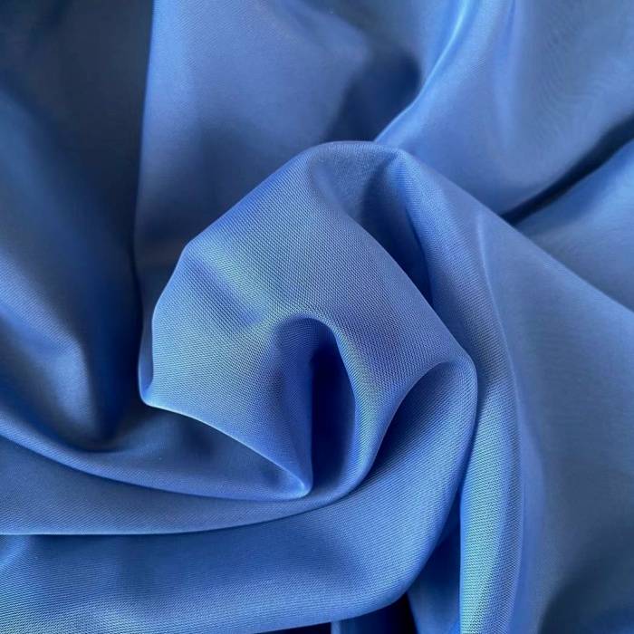 , Blue and white solid color curtain finished product punching curtain screen curtain, balcony decorative minimalist window screen