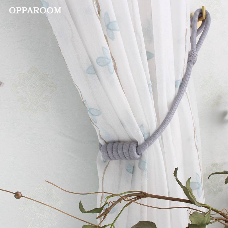 Exit the French modern light luxury currents curtain strap, hanging ball, Suizi exhibition hall model designer bundle buckle