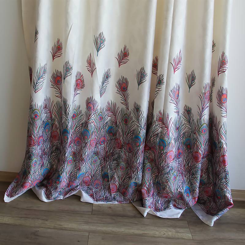 Inventory Clear Warehouse Thickening Triven Curtain finished product printing, simple modern landing living room balcony