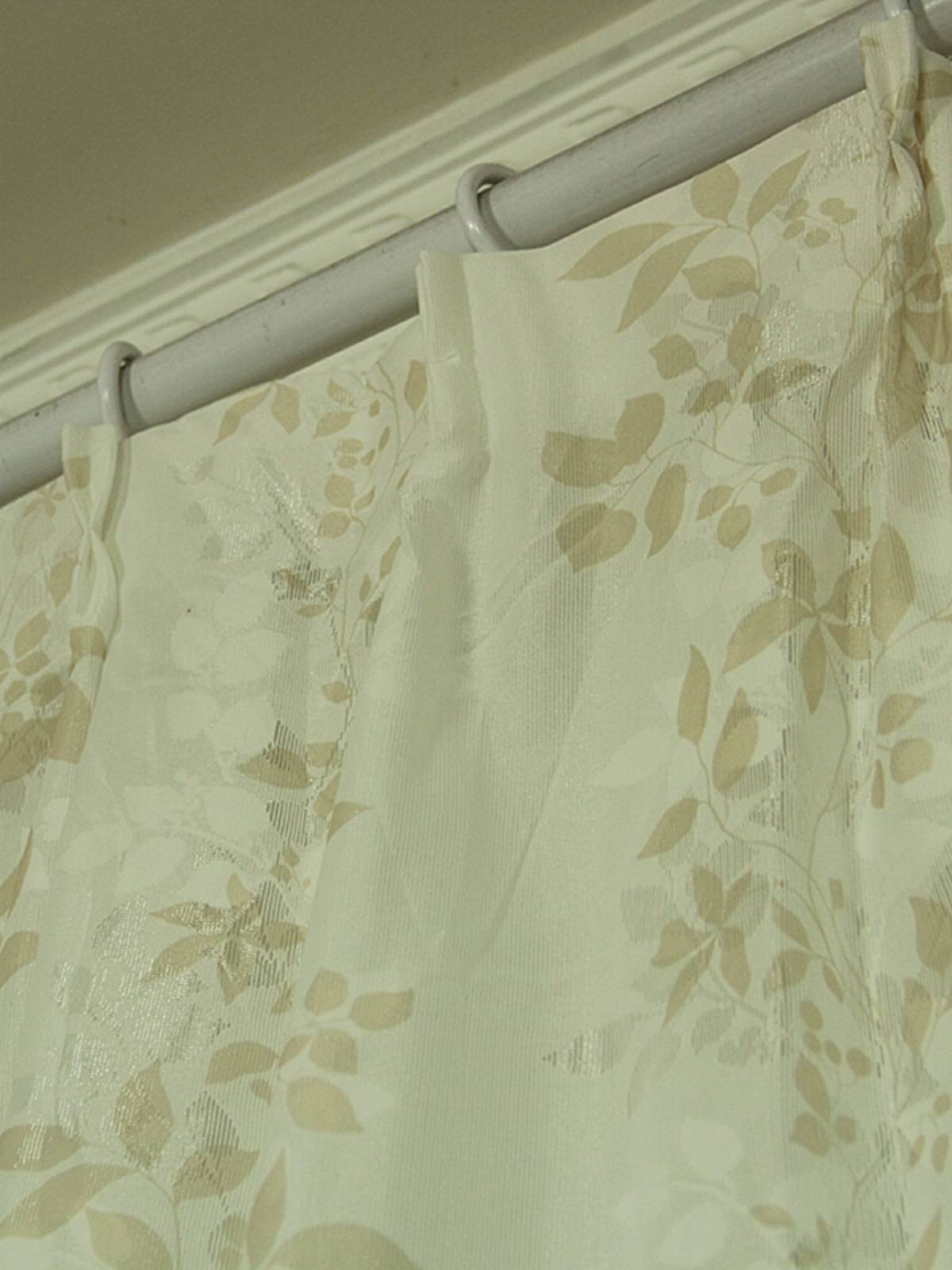Korean curtain exit printed short curtain pastoral can be adjusted